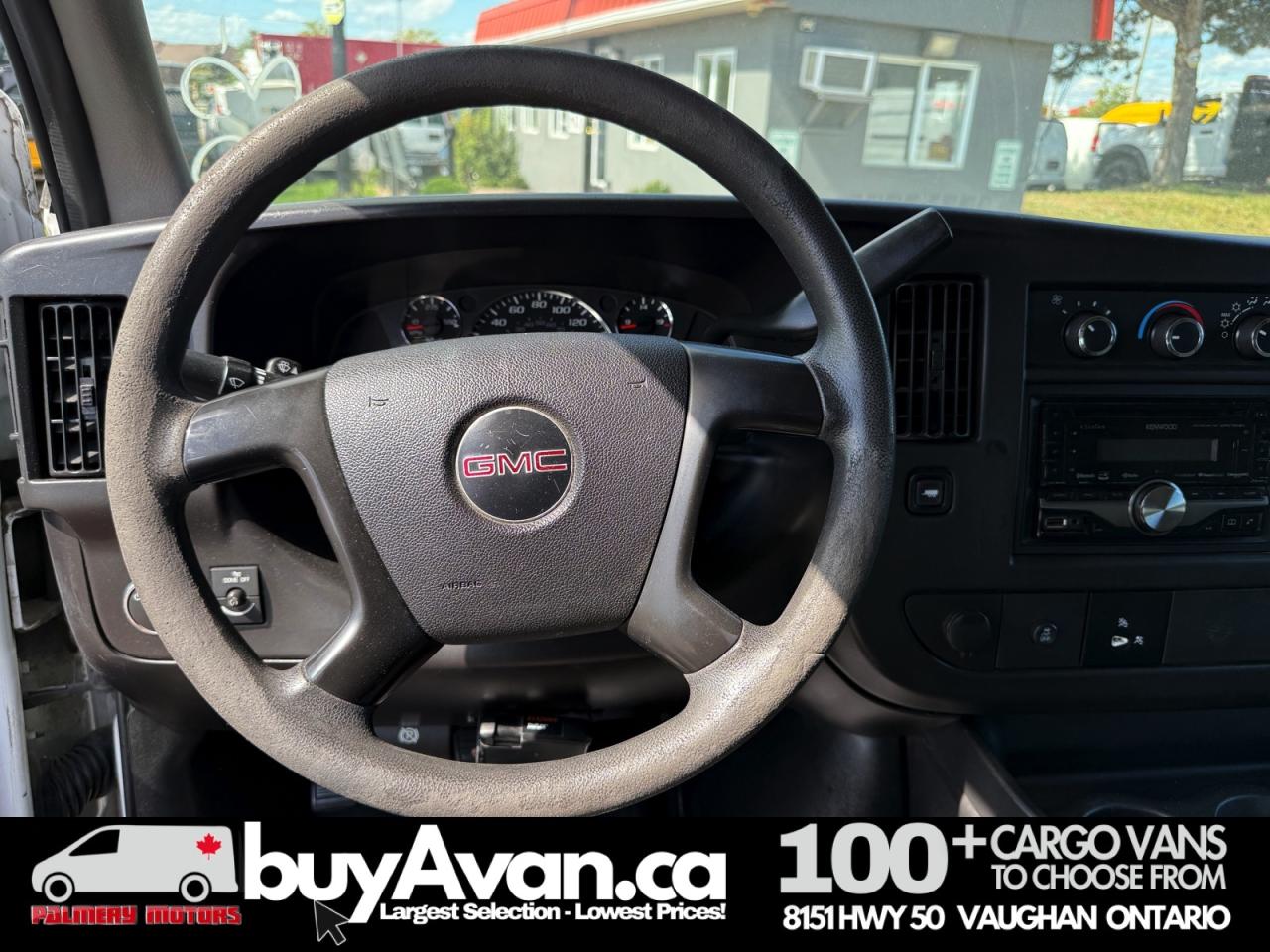 2014 GMC Savana Cargo Van Racks Shelves Divider Photo