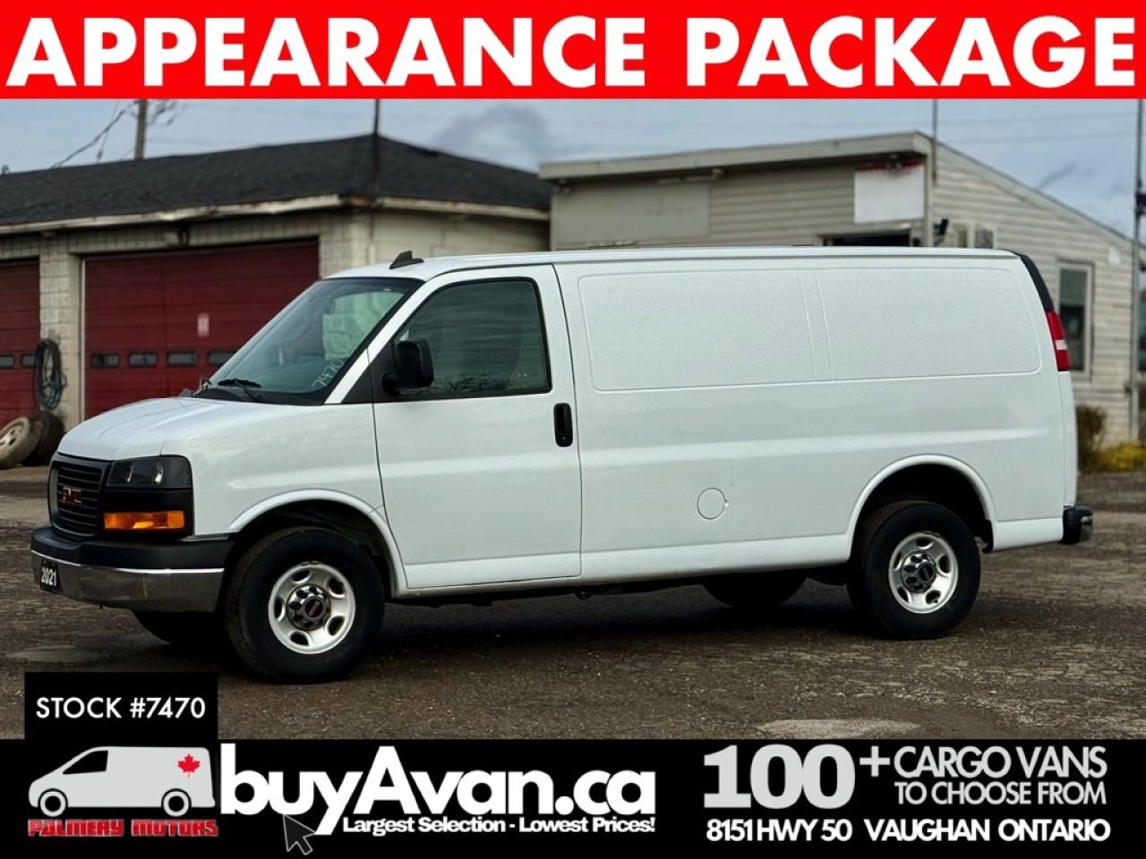 2021 GMC Savana Cargo Van Loaded Cargo Van Photo0
