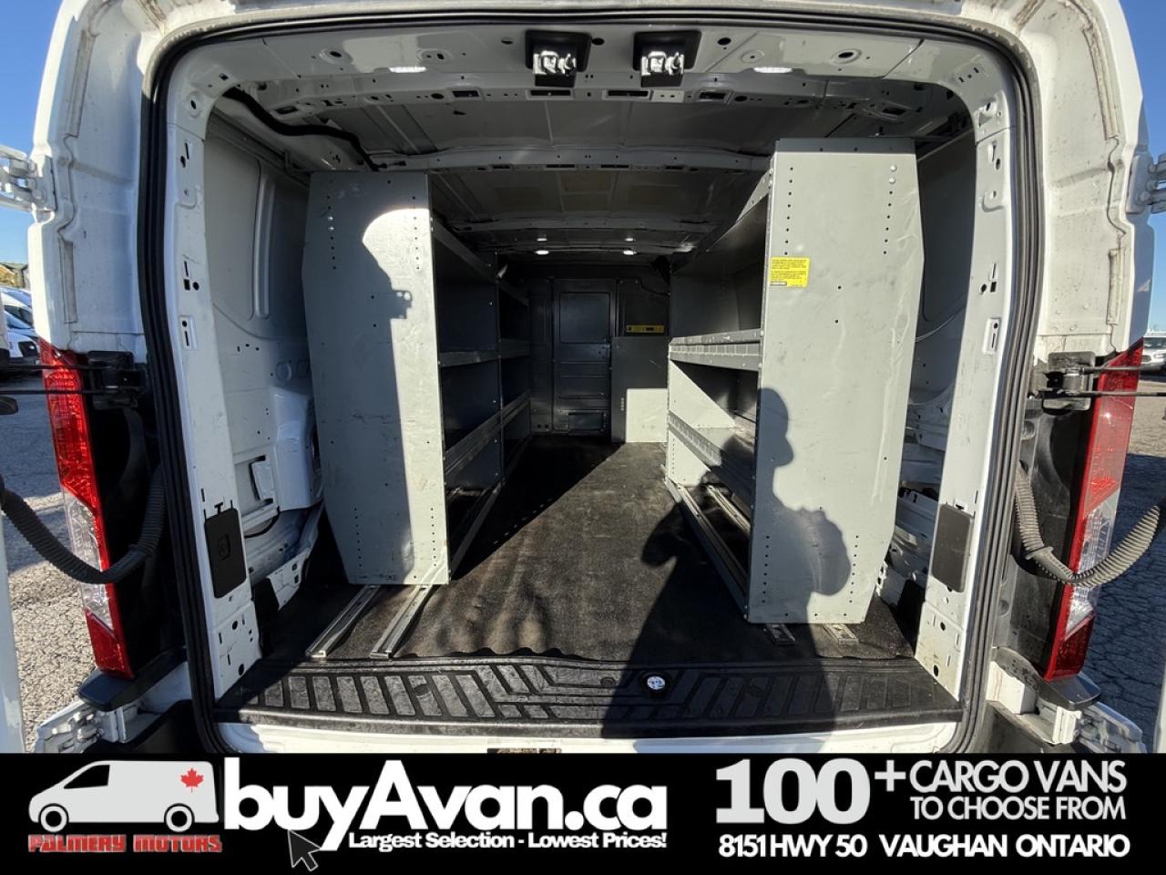 2019 Ford Transit Cargo Van T-250 148"WB Low RF Shelves + Divider Photo
