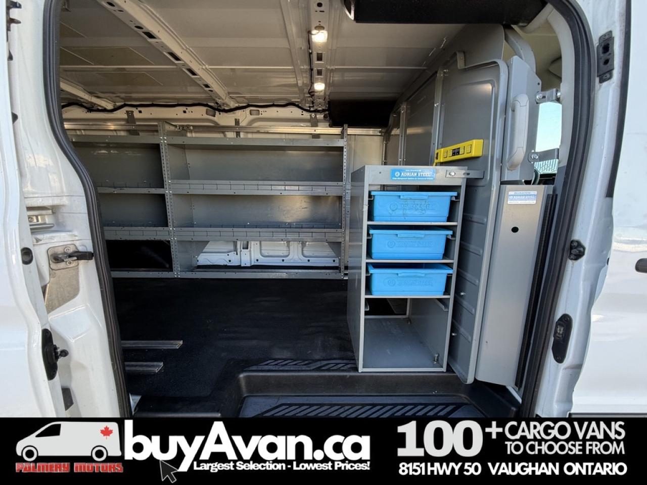 2019 Ford Transit Cargo Van T-250 148"WB Low RF Shelves + Divider Photo