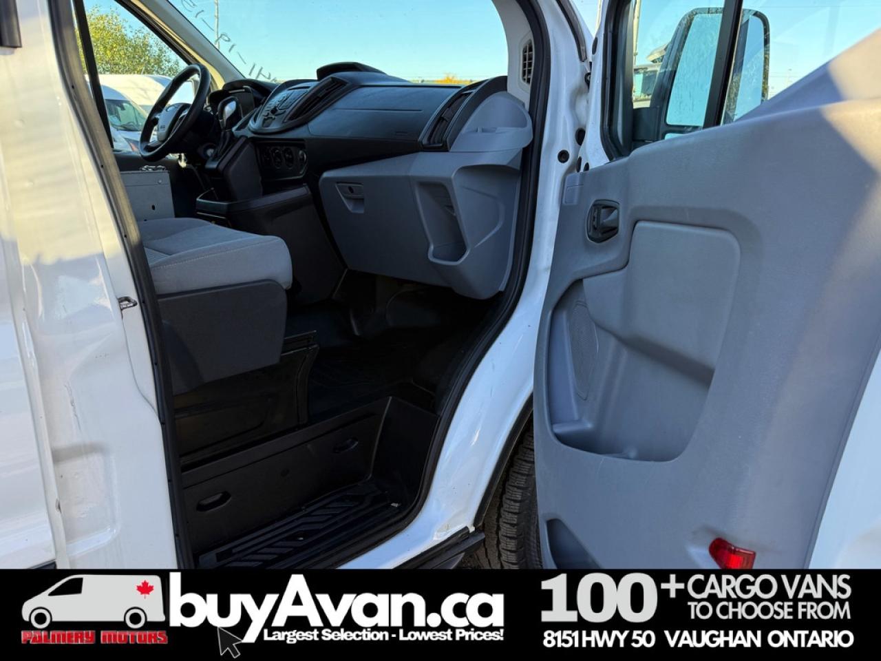 2019 Ford Transit Cargo Van T-250 148"WB Low RF Shelves + Divider Photo