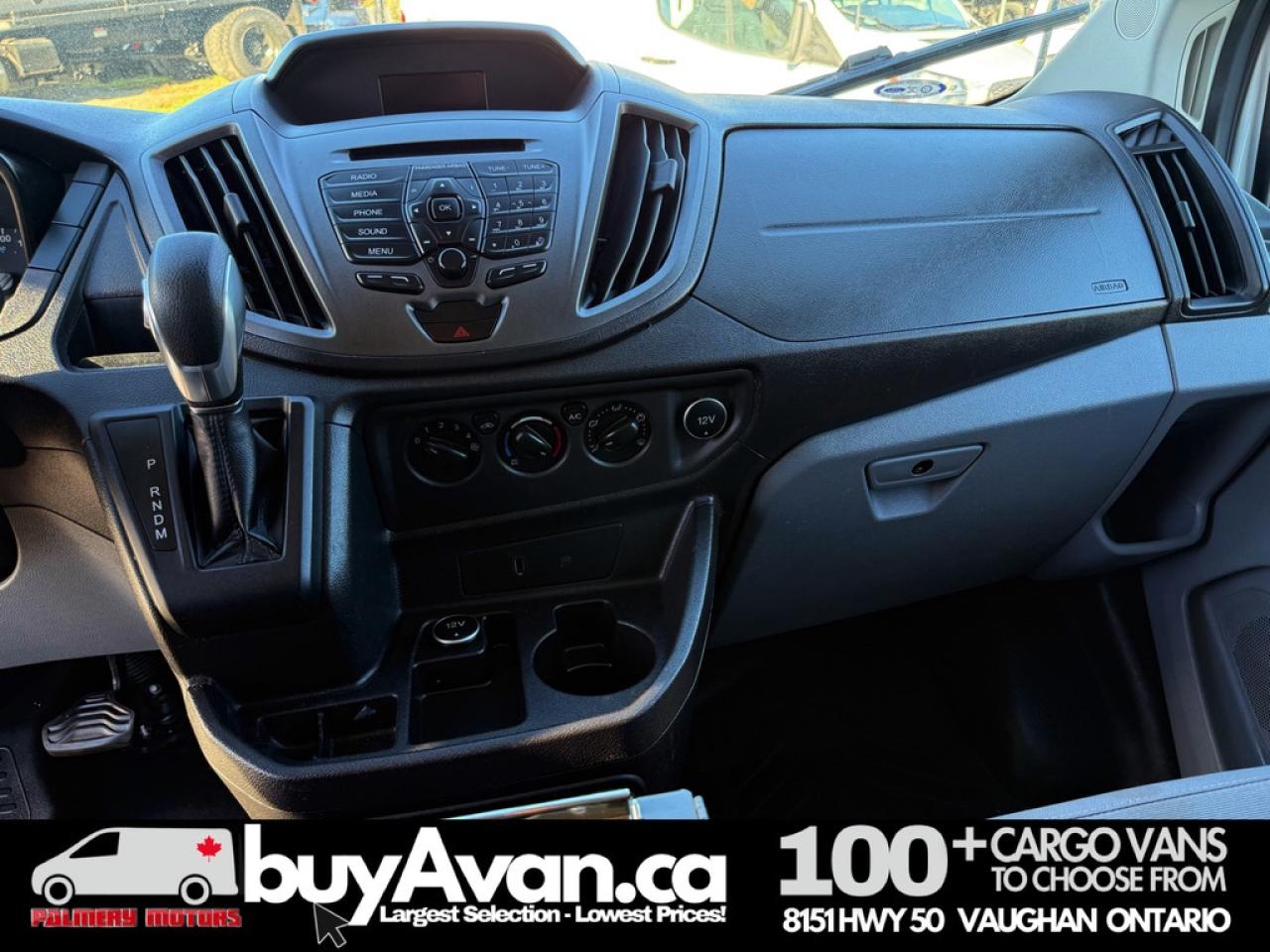 2019 Ford Transit Cargo Van T-250 148"WB Low RF Shelves + Divider Photo