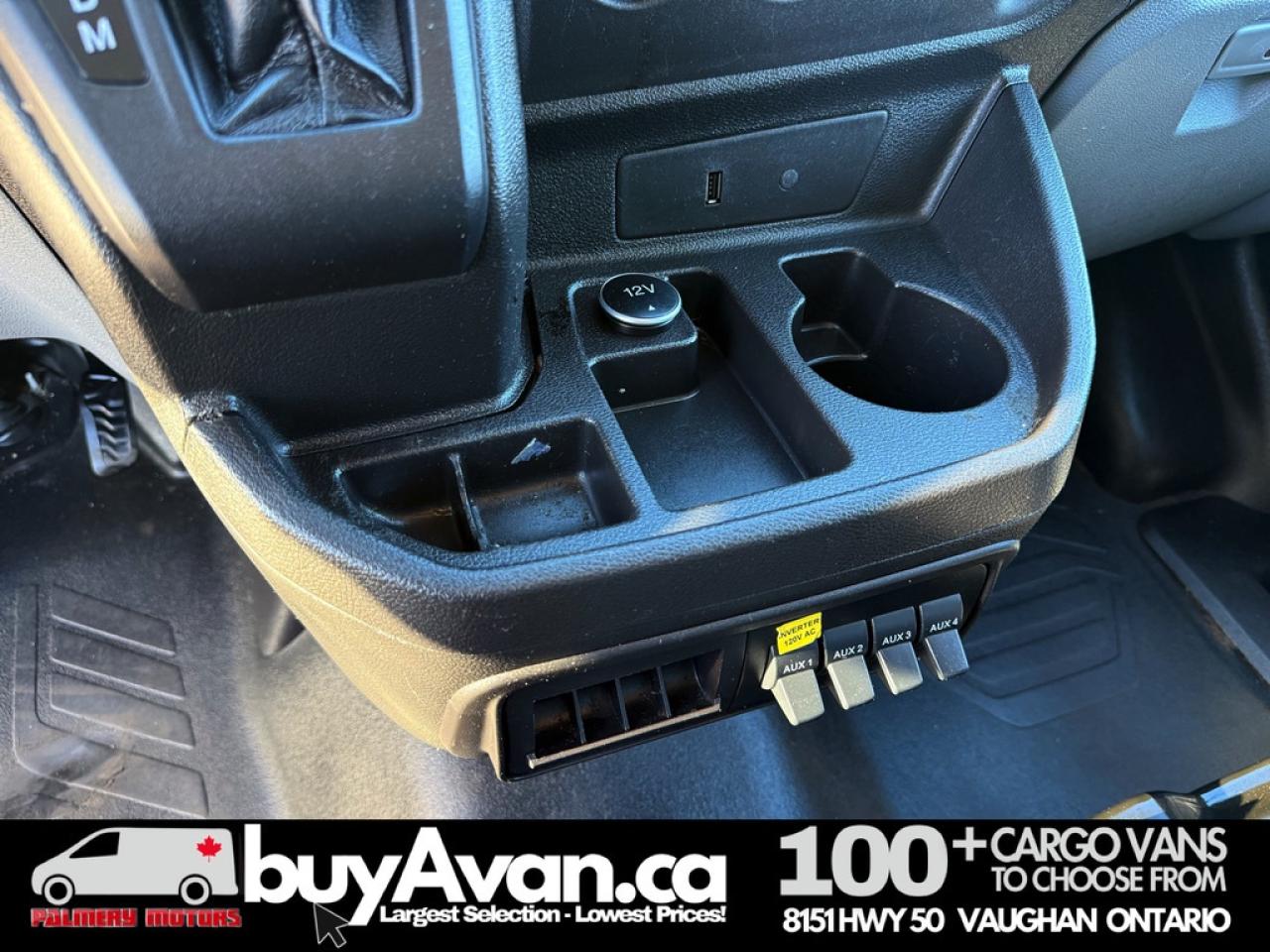 2019 Ford Transit Cargo Van T-250 148"WB Low RF Shelves + Divider Photo