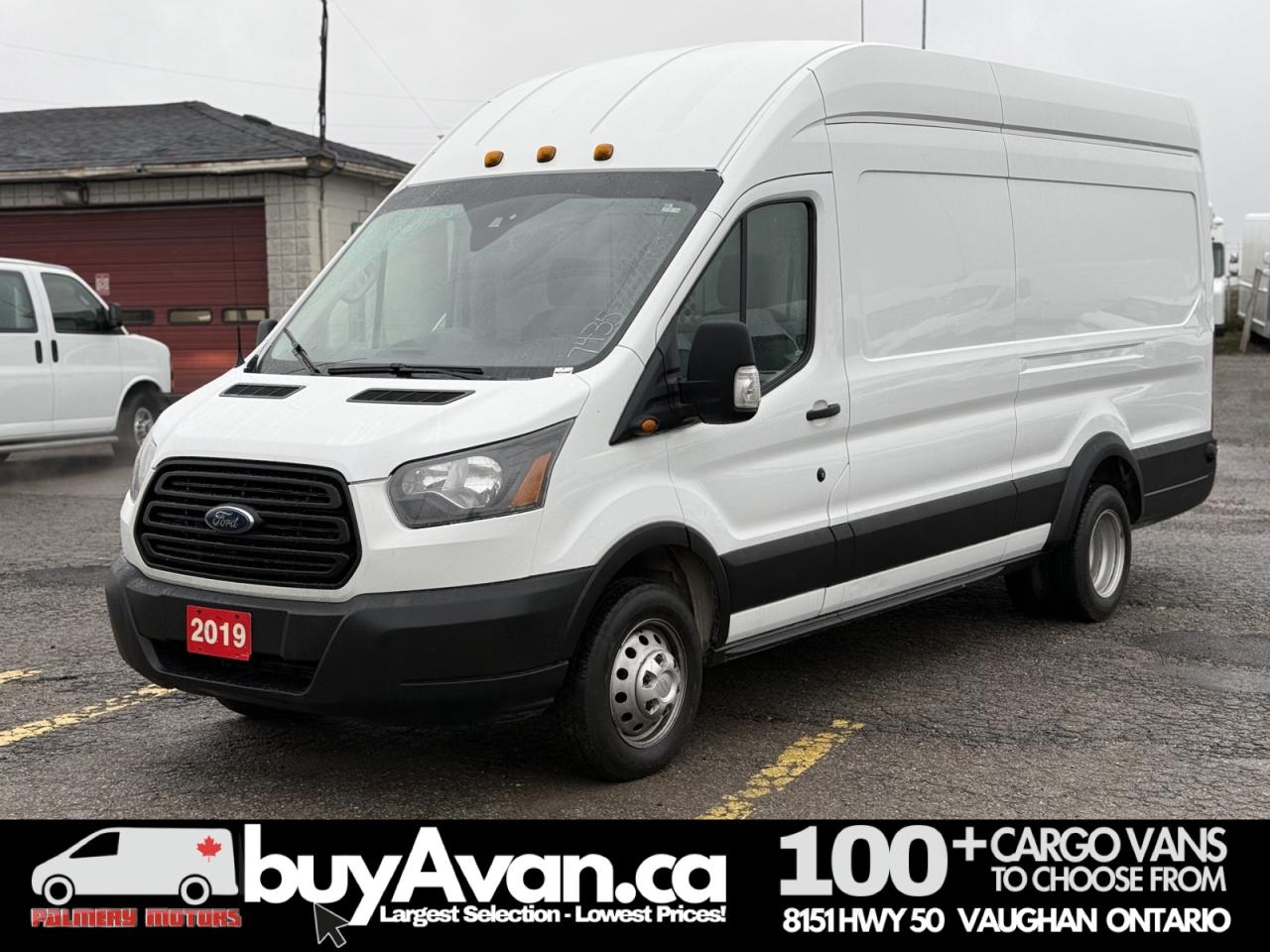 2019 Ford Transit Cargo Van T-350HD 148" EL HR Shelves + Divider Photo4