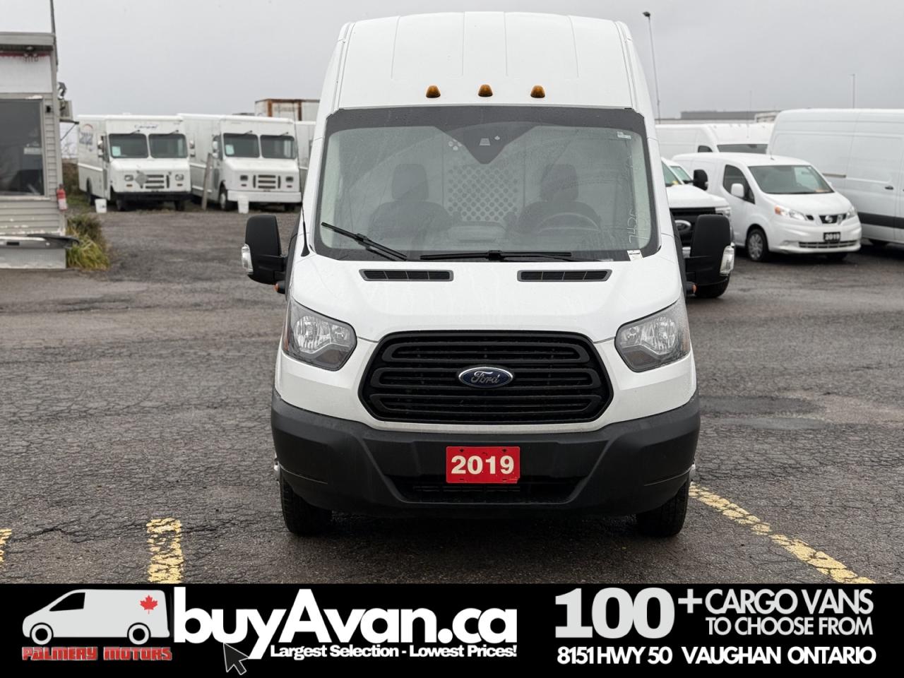 2019 Ford Transit Cargo Van T-350HD 148" EL HR Shelves + Divider Photo