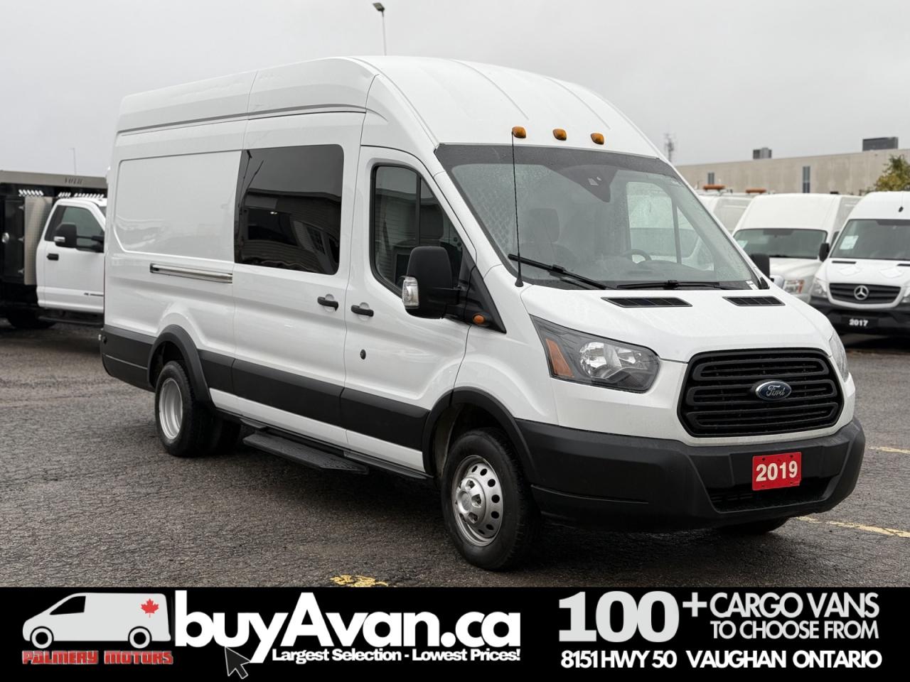 2019 Ford Transit Cargo Van T-350HD 148" EL HR Shelves + Divider Photo