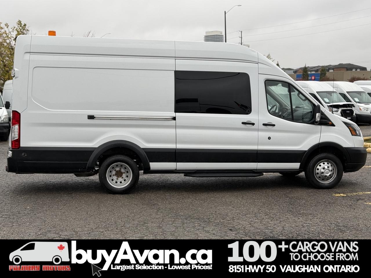 2019 Ford Transit Cargo Van T-350HD 148" EL HR Shelves + Divider Photo