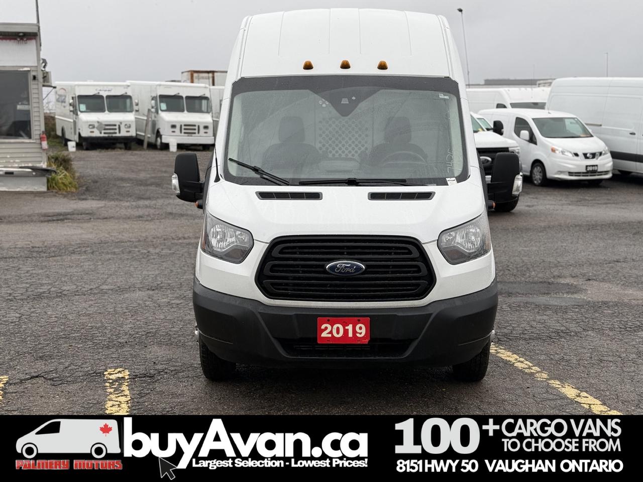 2019 Ford Transit Cargo Van T-350HD 148" EL HR Shelves + Divider Photo