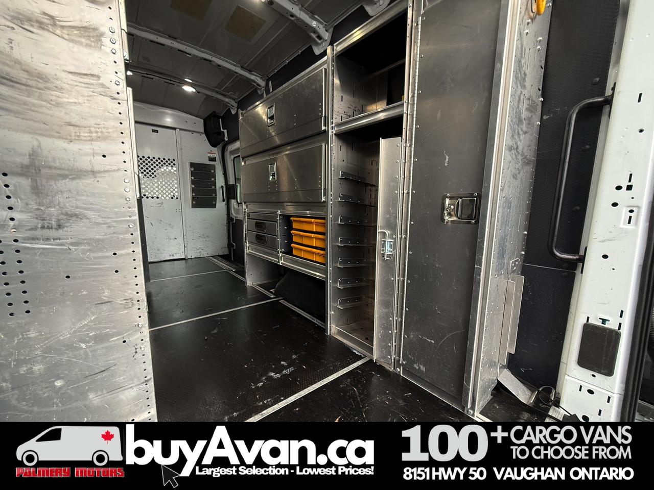 2019 Ford Transit Cargo Van T-350HD 148" EL HR Shelves + Divider Photo