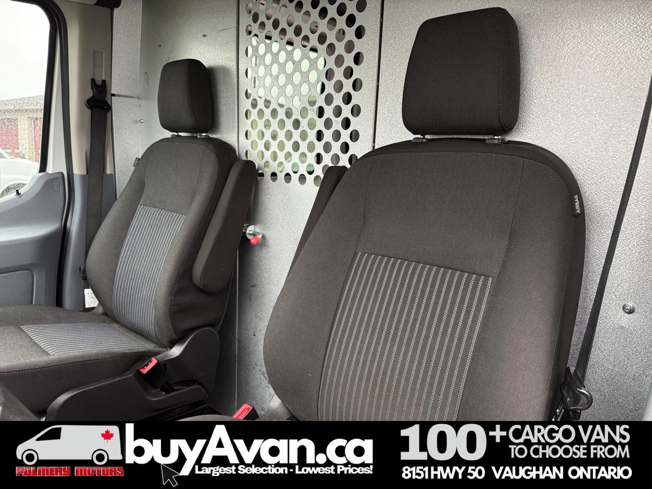 2019 Ford Transit Cargo Van T-350HD 148" EL HR Shelves + Divider Photo