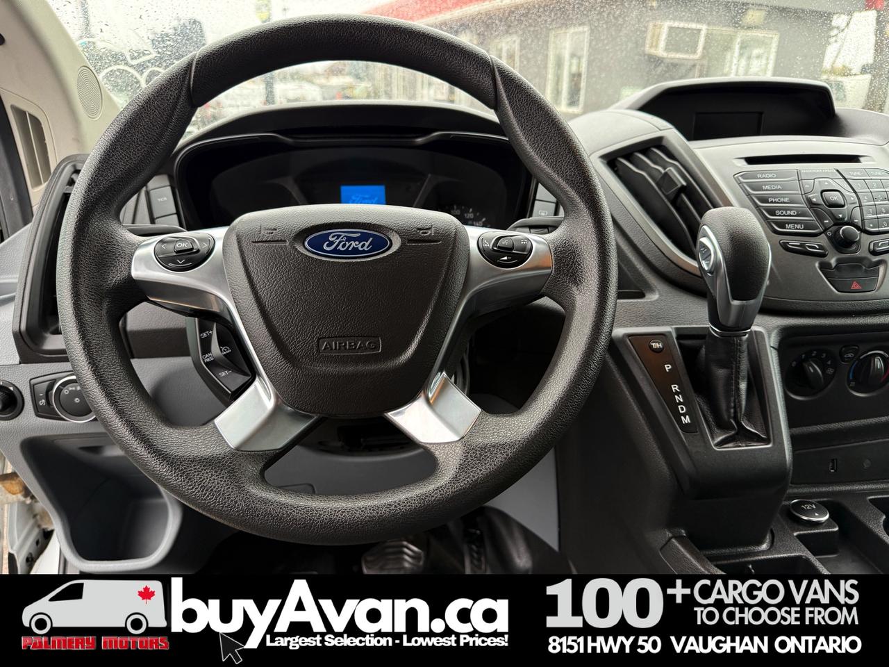 2019 Ford Transit Cargo Van T-350HD 148" EL HR Shelves + Divider Photo