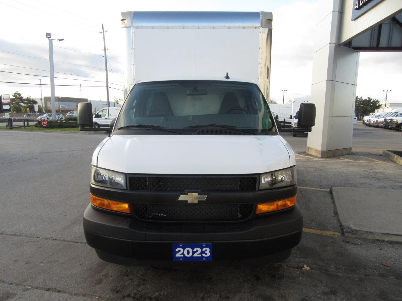 2023 Chevrolet Express 3500 GAS 14FT ALUMINUM CUBE VAN WITH ROLLOUT RAMP Photo