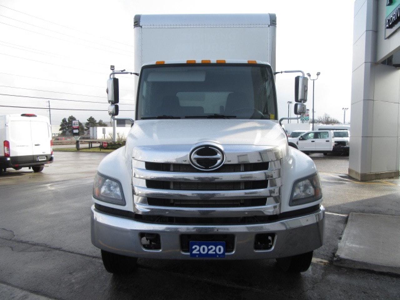 2020 Hino 338 DIESEL AUTO WITH 24 FT BOX POWER LIFT & RAMP Photo