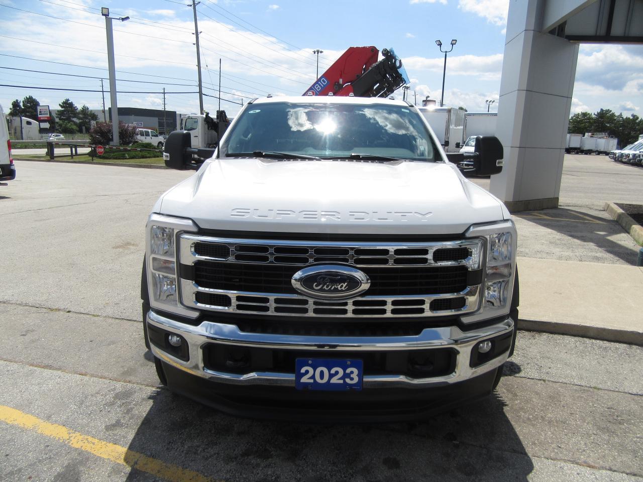 2023 Ford F-550 CREW CAB DIESEL 4X4 NEW CRANE KNUCKLE BOOM Photo