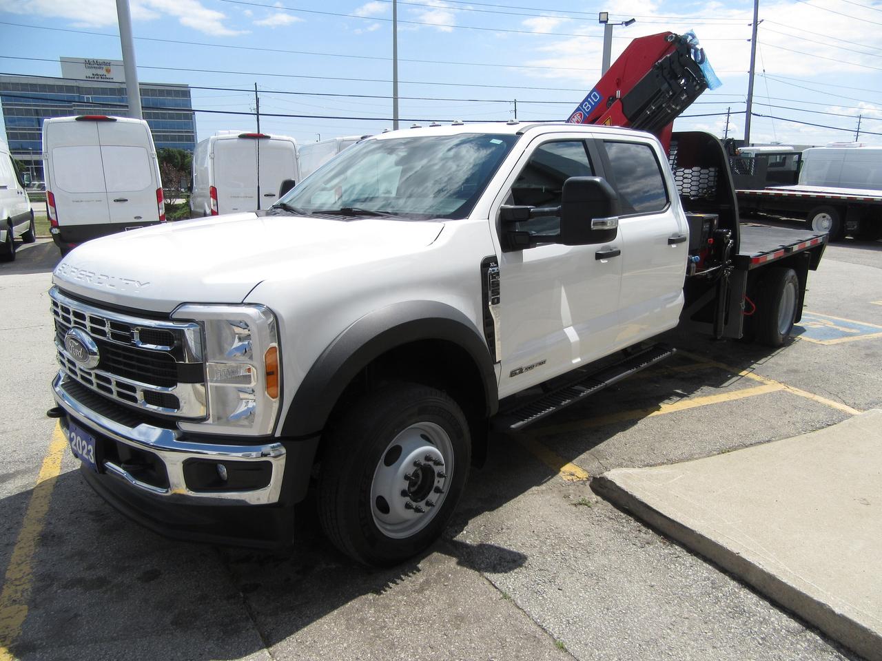 2023 Ford F-550 CREW CAB DIESEL 4X4 NEW KNUCKLE BOOM CRANE Photo