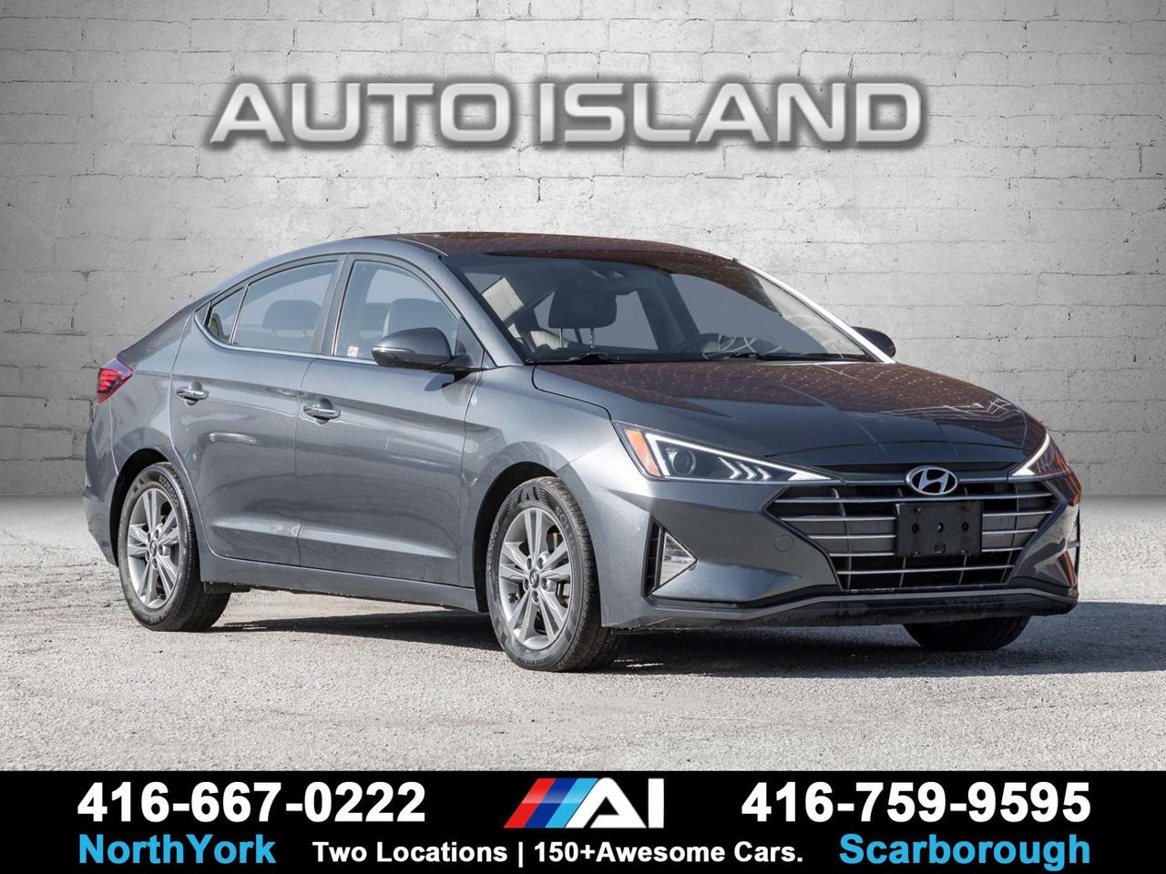 2020 Hyundai Elantra Luxury -Leather-Sunroof-BlindSM-CarPlay-Htd Steer/Seats- Photo0