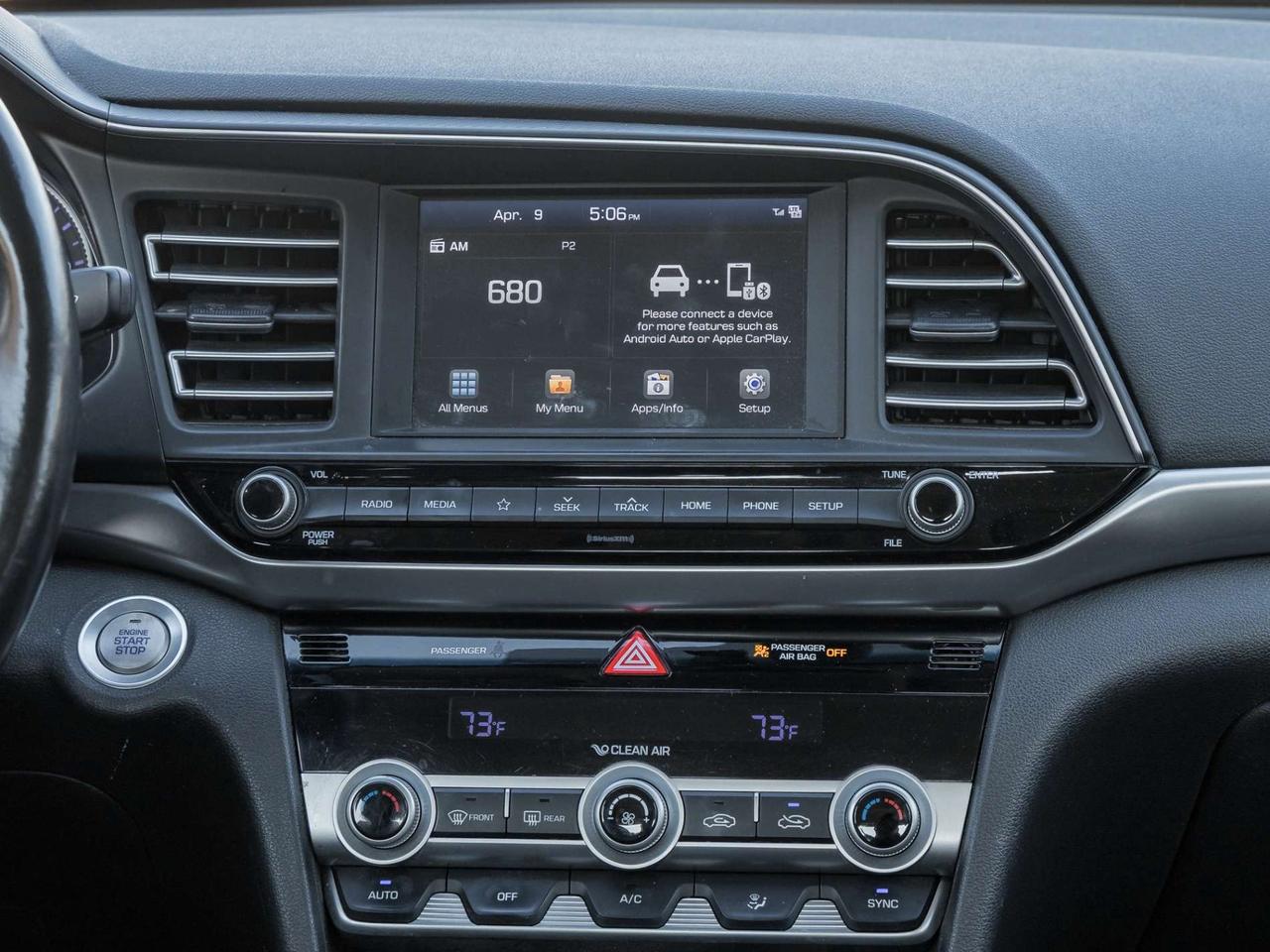 2020 Hyundai Elantra Luxury -Leather-Sunroof-BlindSM-CarPlay-Htd Steer/Seats- Photo