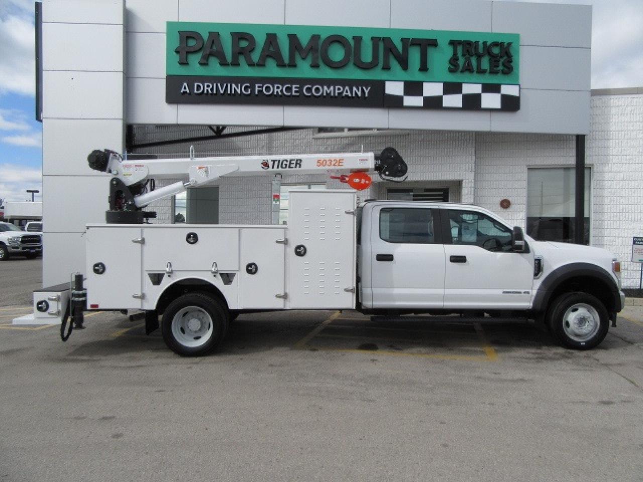 2020 Ford F-550 DIESEL CREW 4X4 NEW SERVICE/UTILITY BODY & CRANE Photo