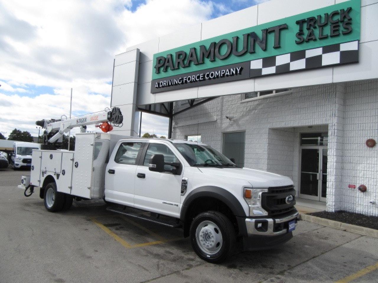 2020 Ford F-550 DIESEL CREW 4X4 NEW SERVICE/UTILITY BODY & CRANE Photo