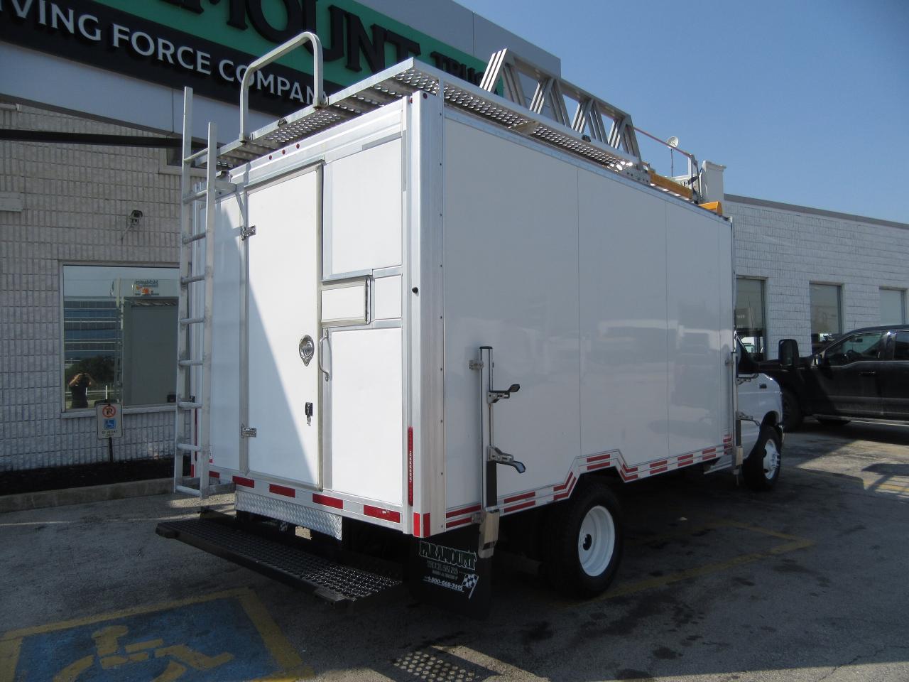 2019 Ford Super Duty E-450 DRW RH-38 LADDER BUCKET & CUSTOM ALUMINUM BOX Photo