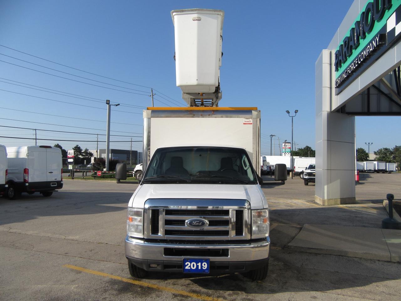 2019 Ford Super Duty E-450 DRW RH-38 LADDER BUCKET & CUSTOM ALUMINUM BOX Photo