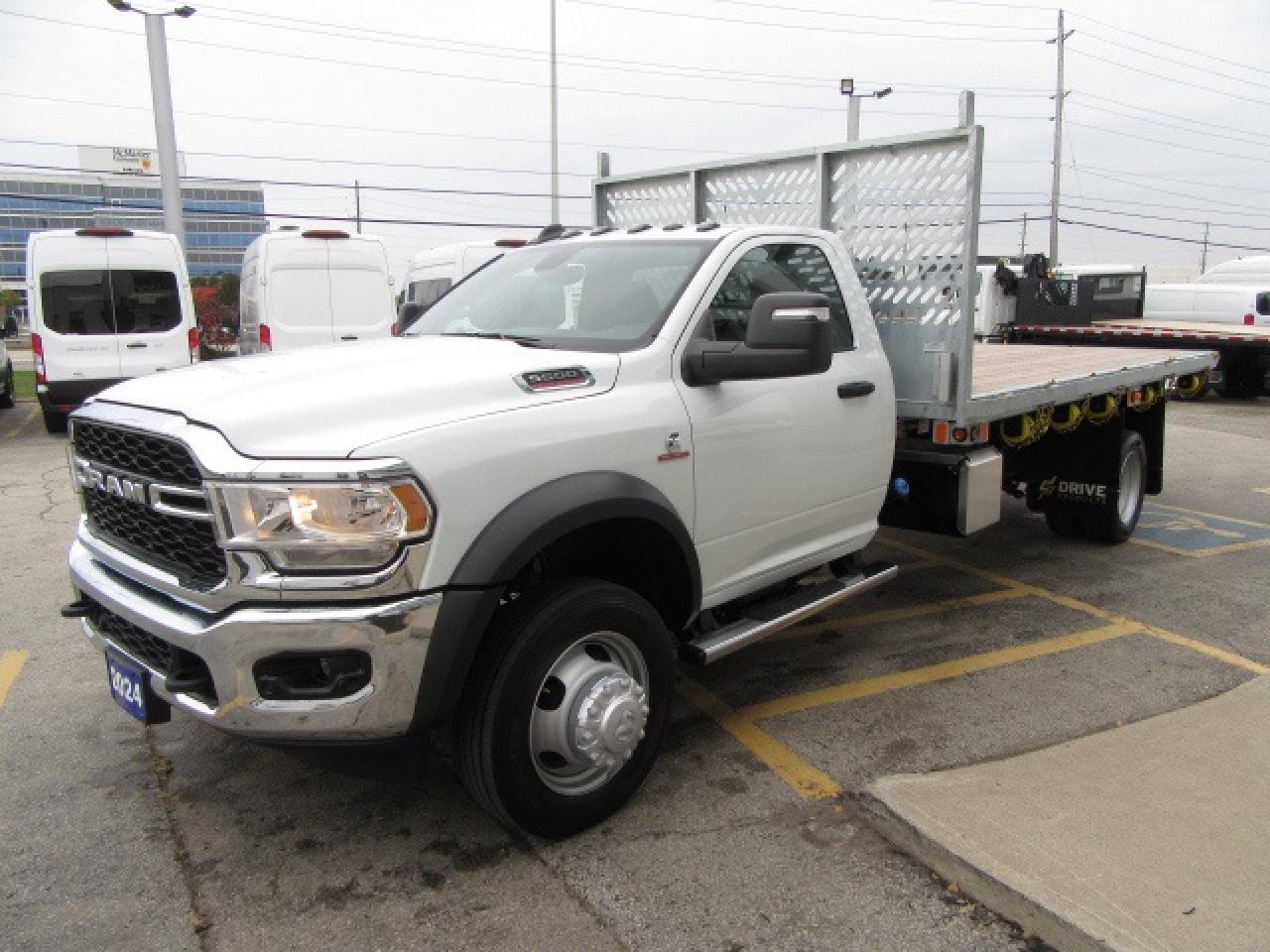 2024 Dodge RAM 5500 DIESEL 4X4 REG CAB 16 FT LUMBER DUMPING FLAT DECK Photo