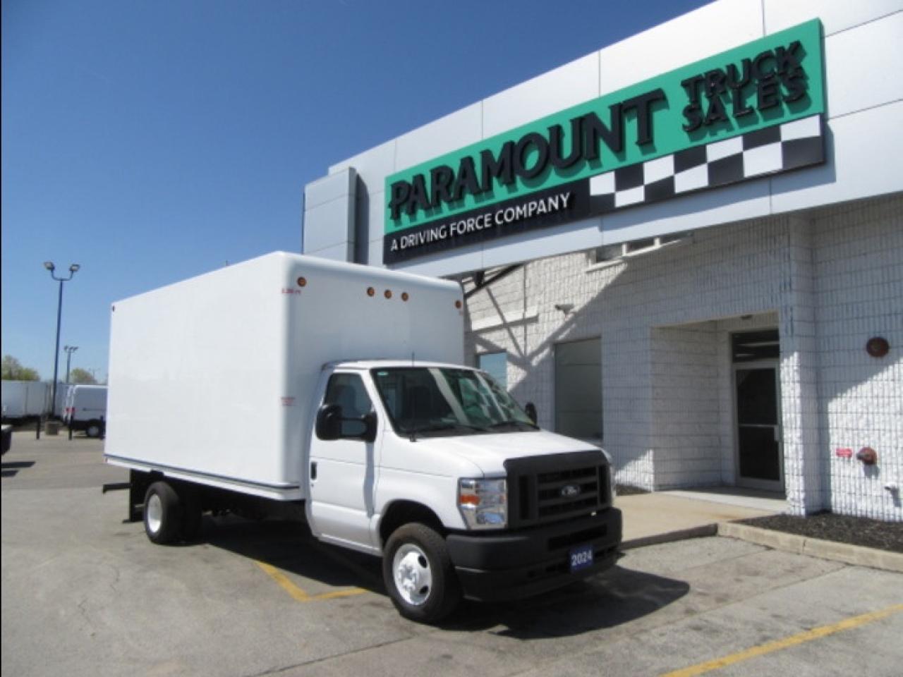 2024 Ford E-450 GAS 16FT HIGH BOX CUBE VAN WITH ROLL OUT RAMP Photo0