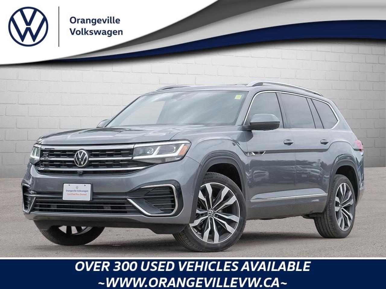 2021 Volkswagen Atlas ExeclineONE-OWNER, ACCIDENT-FREE, NAV, SUNROOF, HT Photo0