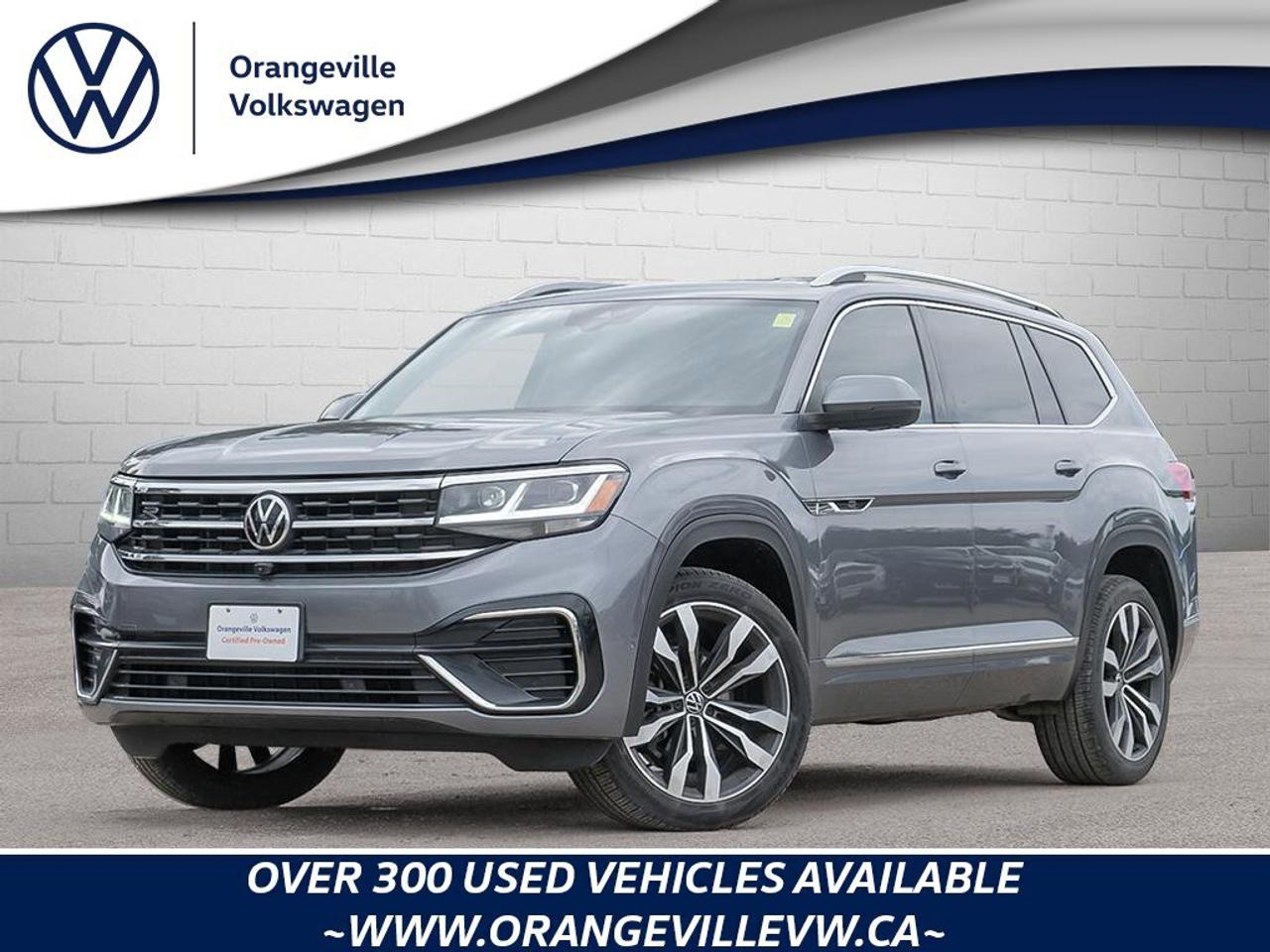 2021 Volkswagen Atlas ExeclineONE-OWNER, ACCIDENT-FREE, NAV, SUNROOF, HT Photo0