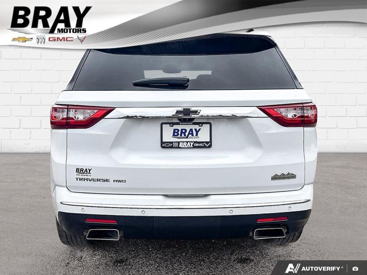 2020 Chevrolet Traverse High Country   LOADED. DUAL SUNROOF. CERTIFIED. Photo