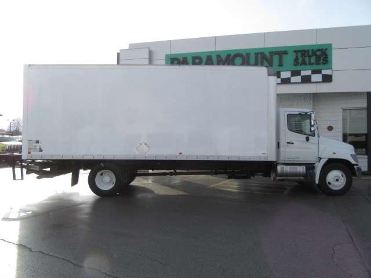 2020 Hino 338 DIESEL WITH 24FT HIGH & WIDE BOX POWER LIFT & RAMP Photo1