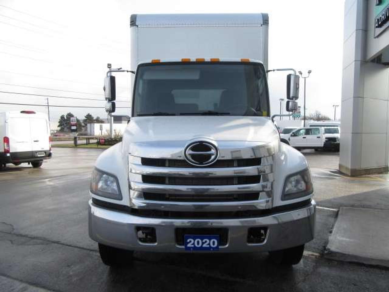 2020 Hino 338 DIESEL WITH 24FT HIGH & WIDE BOX POWER LIFT & RAMP Photo