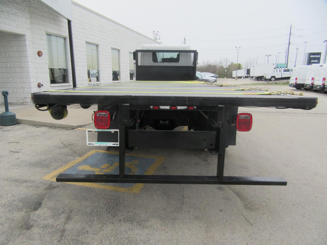 2023 Hino L7 DIESEL NEW 26FT FLAT DECK & TIE STRAP PKG Photo