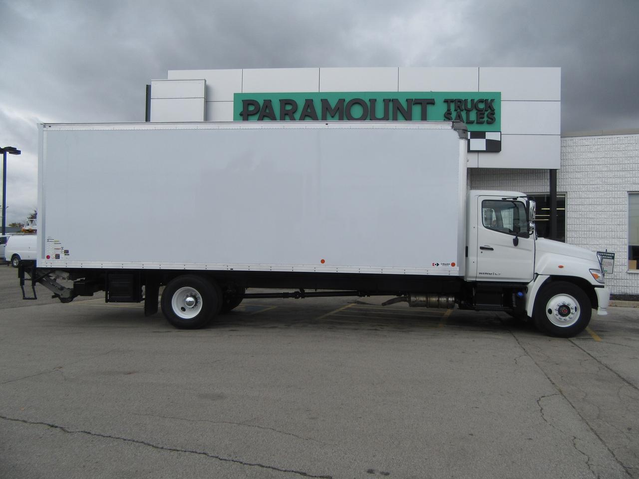 2023 Hino L7 WITH 26FT BOX LARGE ALUMINUM POWER LIFTGATE & RAMP Photo