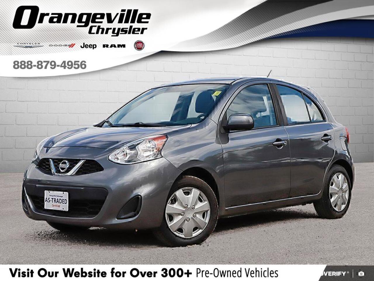 2016 Nissan Micra SVCERTIFIED AS-TRADED, ACCIDENT-FREE, AUTO, CLOTH, Photo0