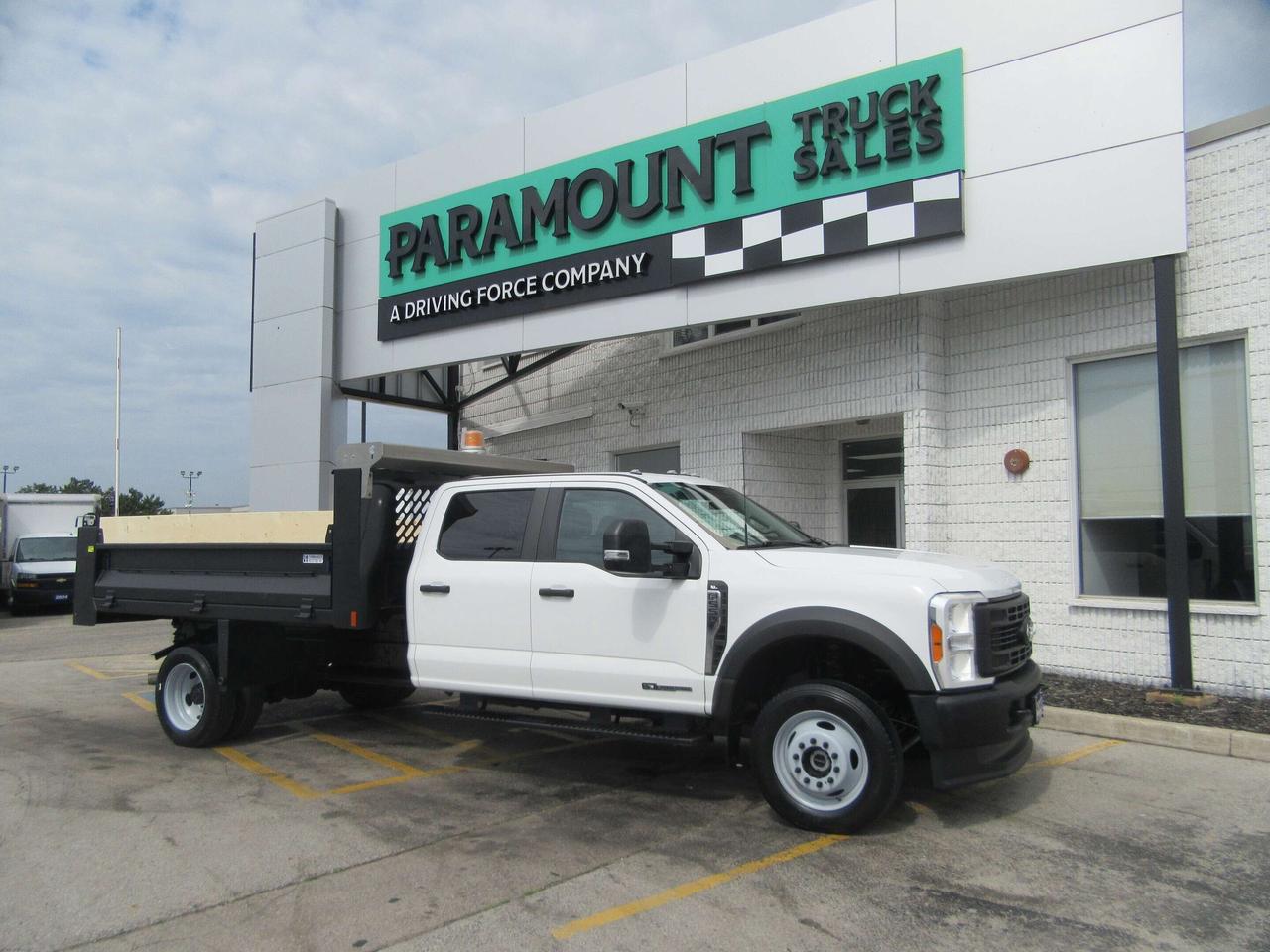 2023 Ford F-550 CREW CAB 4X4 DIESEL WITH 12FT STEEL DUMP BOX Photo
