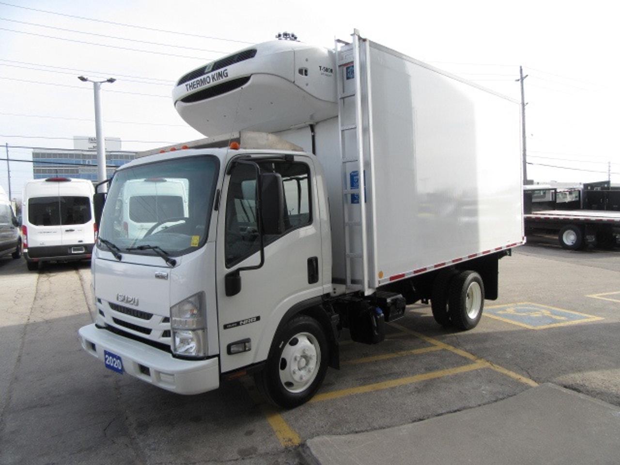 2020 Isuzu NRR DIESEL 14FT THERMOKING T-580R LOW TEMP REEFER Photo