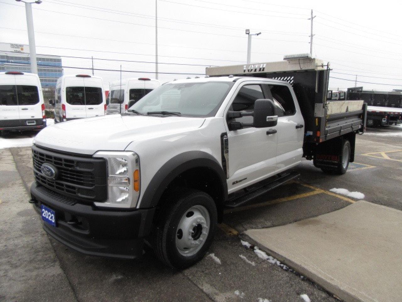 2023 Ford F-550 CREW CAB 4X4 DIESEL WITH 12FT STEEL DUMP BOX Photo
