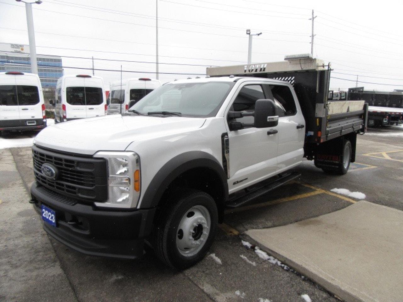 2023 Ford F-550 CREW CAB 4X4 DIESEL WITH 12FT STEEL DUMP BOX Photo