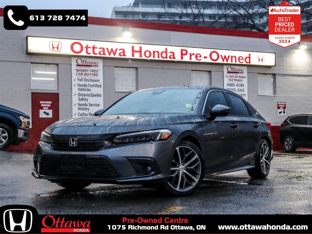 2023 Honda Civic TOURING LEATHER NAVI SUNROOF Photo0