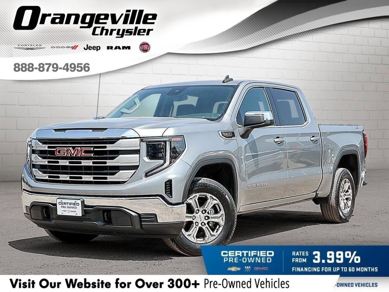 2023 GMC Sierra 1500 SLESLE, CREW, 4X4, 5.3L, HEATED CLOTH, TOW, 1-OWNE Photo0