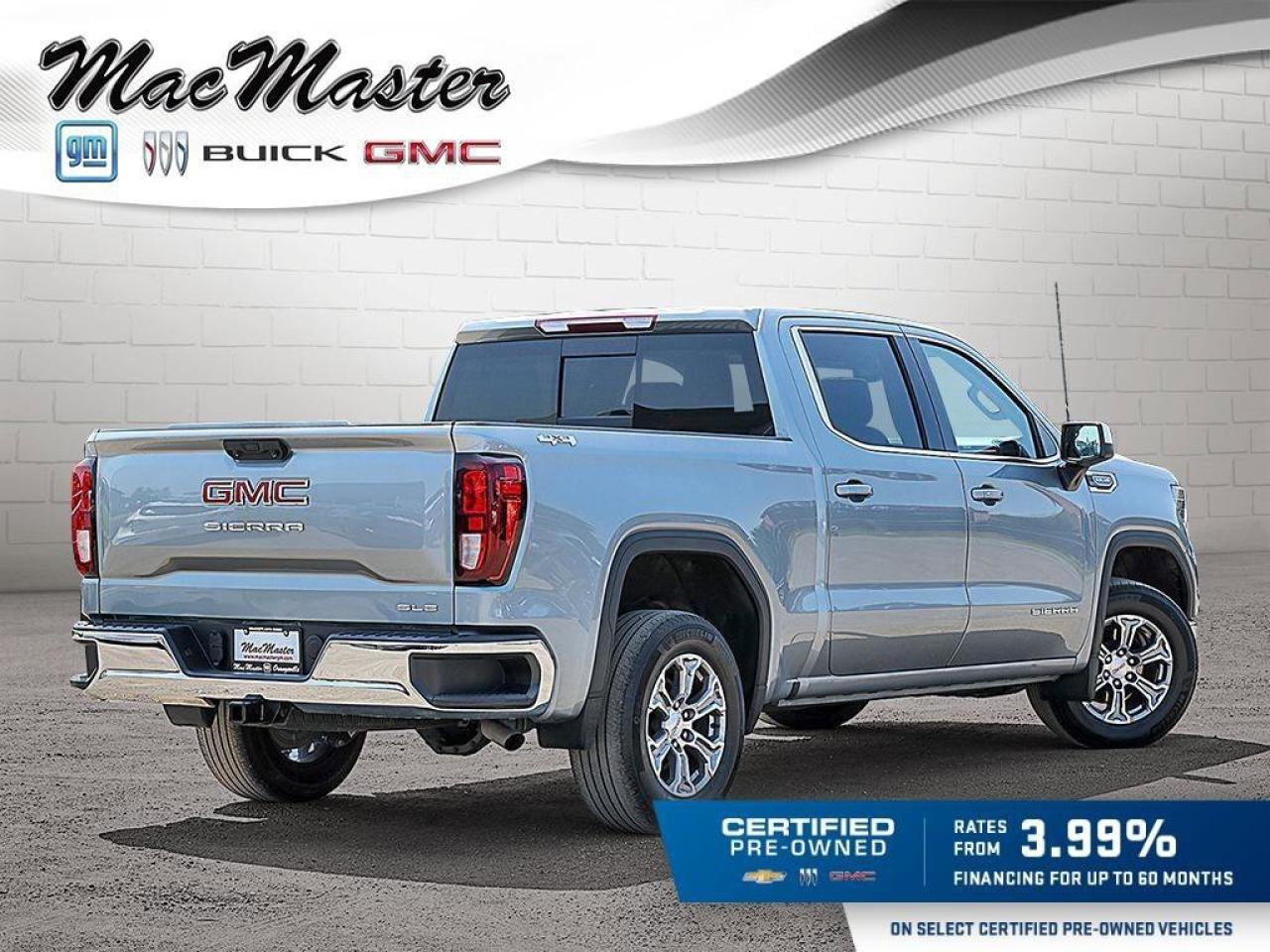 2023 GMC Sierra 1500 SLESLE, CREW, 4X4, 5.3L, HEATED CLOTH, TOW, 1-OWNE Photo4