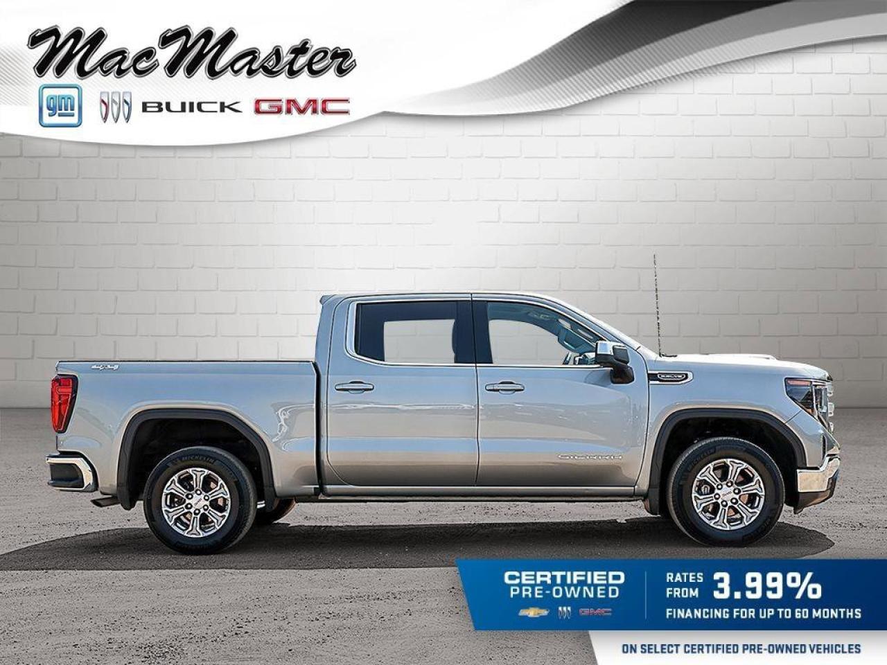 2023 GMC Sierra 1500 SLESLE, CREW, 4X4, 5.3L, HEATED CLOTH, TOW, 1-OWNE Photo