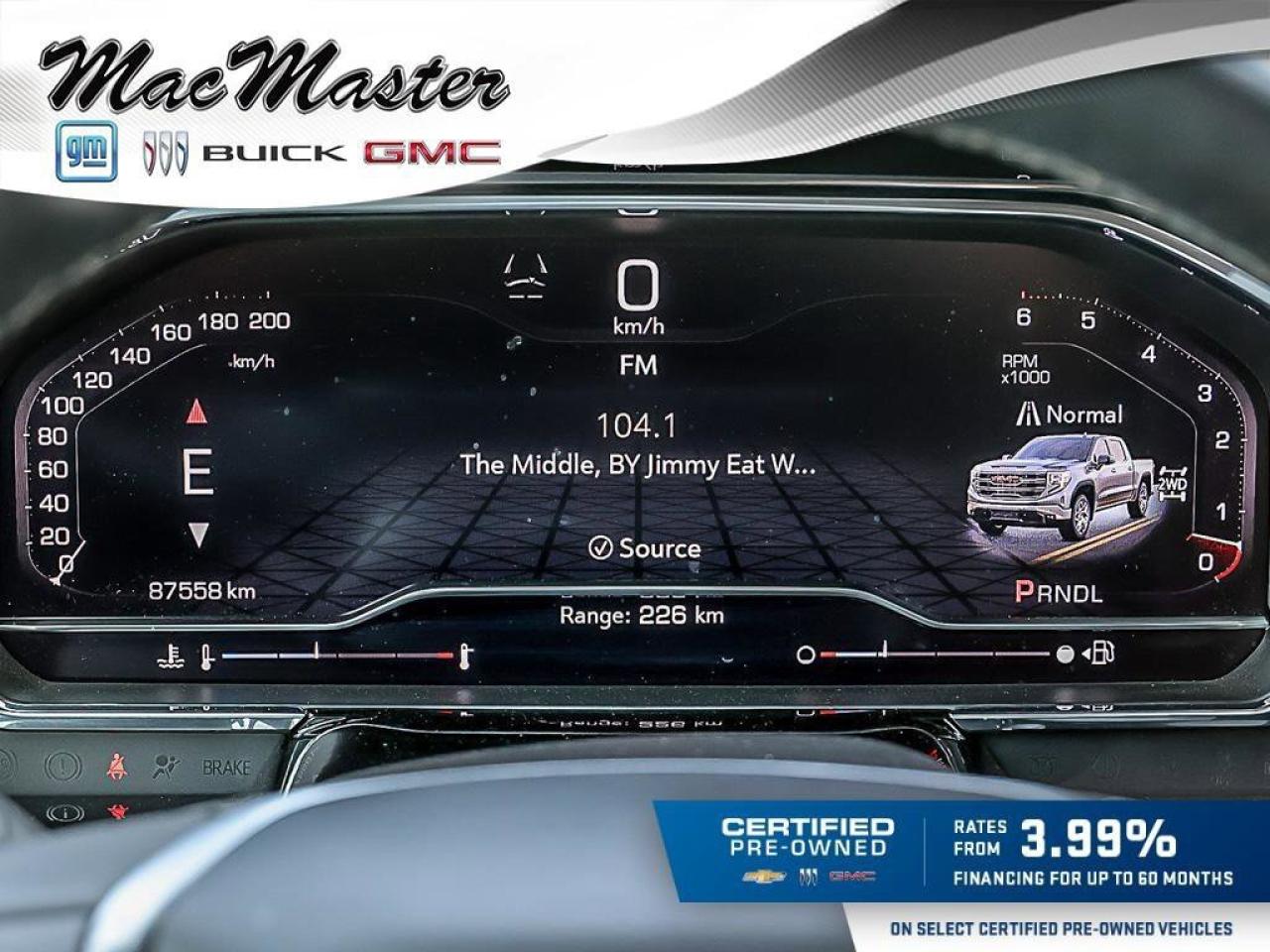 2023 GMC Sierra 1500 SLESLE, CREW, 4X4, 5.3L, HEATED CLOTH, TOW, 1-OWNE Photo