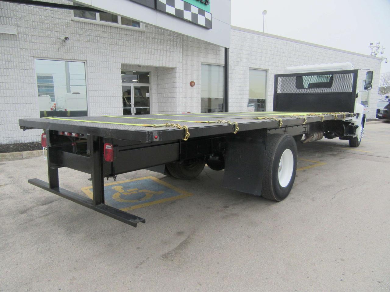 2023 Hino L7 DIESEL NEW 26FT FLAT DECK & TIE STRAP PKG Photo