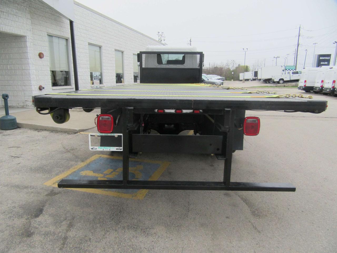 2023 Hino L7 DIESEL NEW 26FT FLAT DECK & TIE STRAP PKG Photo
