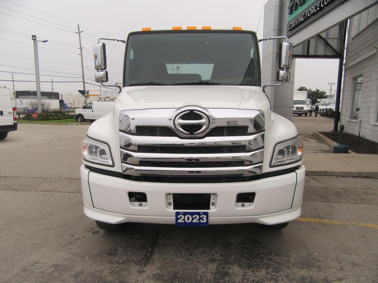 2023 Hino L7 DIESEL NEW 26FT FLAT DECK & TIE STRAP PKG Photo