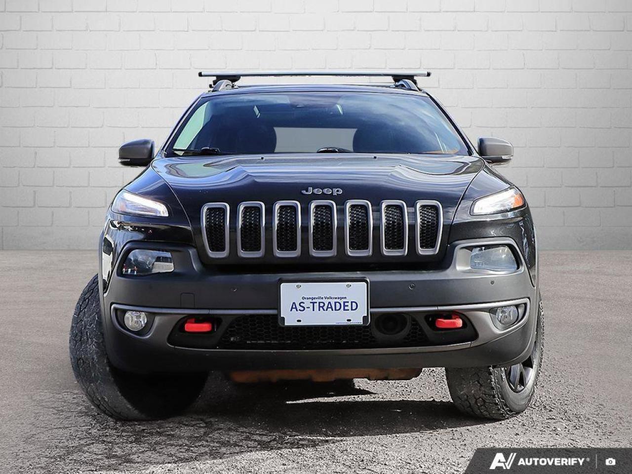 2015 Jeep Cherokee TrailhawkAS-TRADED, ACCIDENT-FREE, BACKUP CAM, 4X4 Photo