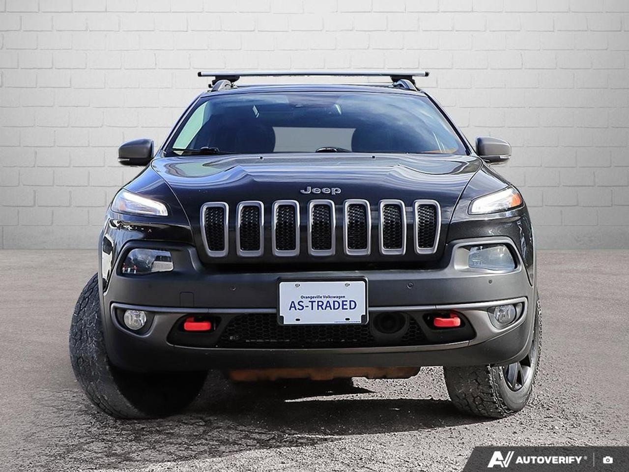 2015 Jeep Cherokee TrailhawkAS-TRADED, ACCIDENT-FREE, BACKUP CAM, 4X4 Photo