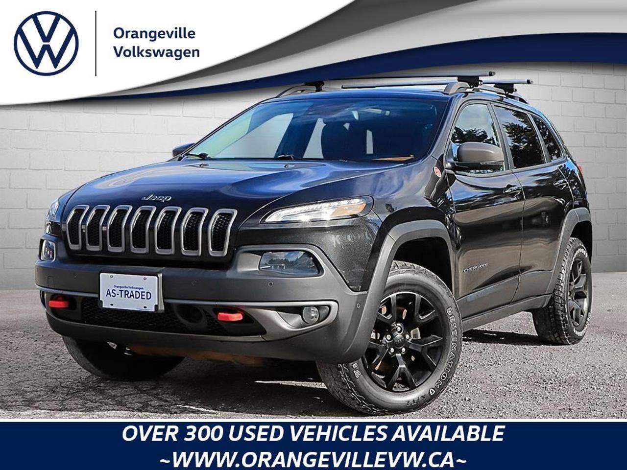 2015 Jeep Cherokee TrailhawkAS-TRADED, ACCIDENT-FREE, BACKUP CAM, 4X4 Photo0